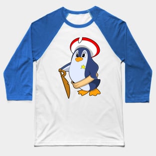 Penguin as Pirate with Hat Baseball T-Shirt